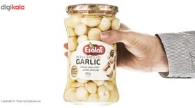 تصویر ترشی سیر گل کاراملی اصالت مقدار 680 گرم ا Esalat Garlic Pickled 680gr Esalat Garlic Pickled 680gr