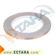 تصویر چسب فویل مسی رسانا نیم سانت طول 50 متر 