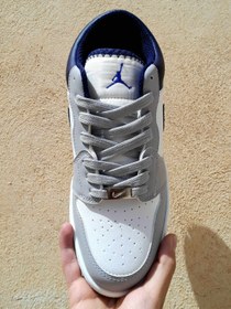 تصویر نایک جردن 1 سفید آبی - ۴ Nike Jordan 1