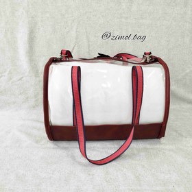 تصویر ساک ورزشی شفاف - مشکی Transparent Duffel bag
