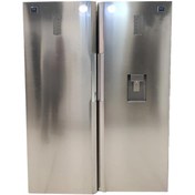 تصویر یخچال فریزر دوقلو 40 فوت دوو مدل SRI/SFI-20SS - سفید متالیک Daewoo Twin Refrigerator SRI SFI 20SS