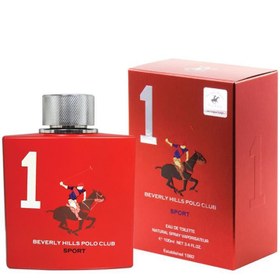 تصویر ادوتویلت مردانه بورلی هیلز پولو کلاب شماره 1 حجم 100 میلی لیتر Beverly Hills Polo Club N1 Eau de Toilette for men 100ml