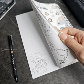 تصویر دفتر مشق زرافه 