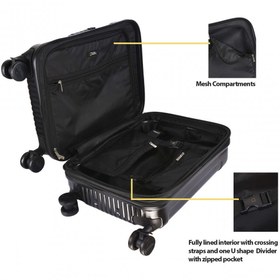 تصویر چمدان نشنال جئوگرافیک مدل CANYONسایز کوچک(کابین) - زرشکی ا National Geographic luggage CANYON model National Geographic luggage CANYON model