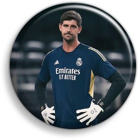 تصویر پیکسل ابیگل طرح تیبو کورتوا رئال مادرید Real Madrid Courtois کد 090 