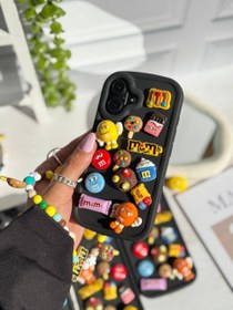 تصویر قاب اسمارتیز M&M’S طرح برجسته بدون آویز مناسب گوشی موبایل سامسونگ - S21fe Galaxy A12 / A13 / A14 / A15 / A21s / A22 4G / A23 / A24 / A25 / A31 / A32 4G / A33 / A34 / A35 / A50 / A30s / A50s / A51 / A52 / A53 / A54 / A55 / A70 / A71 / A72 / A73 / S20 Fe / S21 Fe / S23 Fe / S23 Ultra / S24 Ultra