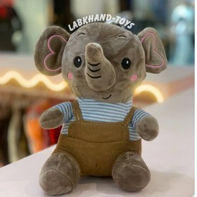 تصویر عروسک فیل لباس کبریتی 