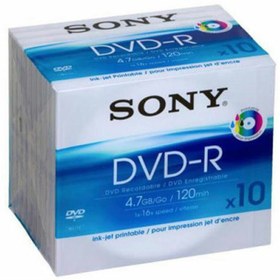 تصویر پک 10عددی دی وی دی سونی 10DMR47B-IP Sony 10DMR47B-IP DVD Pack