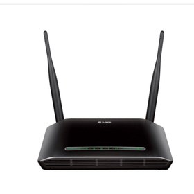 تصویر مودم D-link 2750u Wireless N 300 ADSL2+ Modem Router - مشکی 