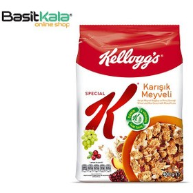 تصویر غلات صبحانه (کورن فلکس) اسپشیال کی مخلوط میوه ای 400 گرمی کلاگز Kellog's special K 