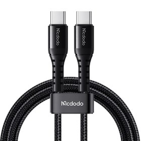 تصویر کابل usb-C مک دودو مدل CA-5641 طول 1 متر MCDODO CA-5641 1m type-c to type-c Data Cable