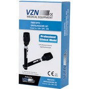 تصویر افتالموسکوپ فیبر نوری VZN مدل Nexus ست معاینه چشم حرفه‌ای 