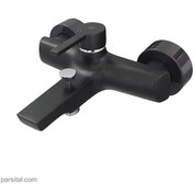 تصویر شیر حمام کی دبلیو سی مدل متیس kwc-faucet-metis-bath-black