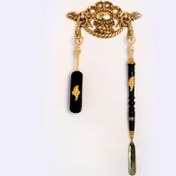 تصویر پاشنه کش و برس کفش برنزی مدل دیواری 