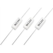 تصویر مقاومت آجری 5 وات 2.2 اهم power resistor 5w 2/2 ohm