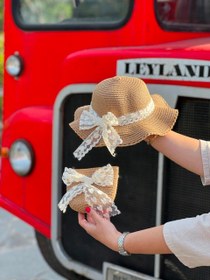 تصویر ست کلاه و کیف حصیری-کد 1984 