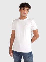 تصویر تی شرت لوگو دار مردانه | تامی هیلفیگر Tommy Hilfiger MW0MW33202-YBR 