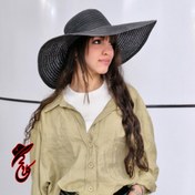 تصویر کلاه ساحلی لبه بلند 