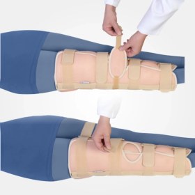 تصویر ثابت کننده زانو تک سایز Free Size Knee Immobilizer