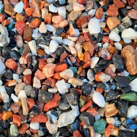 تصویر سنگ تزیینی مدل 5col وزن ۱ کیلوگرم - قهوه ای روشن 