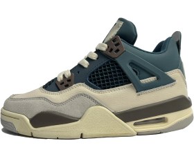 تصویر کفش کتونی اسپرت مناسب پیاده روی و روزمره مدل جردن 4 - مشکی Air Jordan 4 Retro کد: 5119
