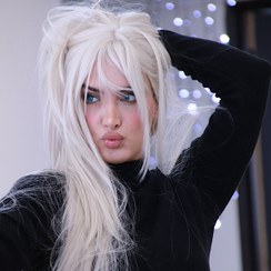 تصویر کلاهگیس مدل سفید 