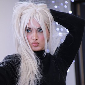 تصویر کلاهگیس مدل سفید 