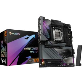 تصویر مادربرد گیگابایت GIGABYTE X870E AORUS MASTER (فروش به‌صورت باندل CPU) AM5