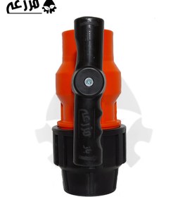 تصویر شیر توپی پارس خاور سایز ۲×۶۳ یکسر رابط 