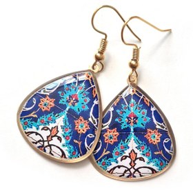 تصویر گوشواره اشکی کد 110 