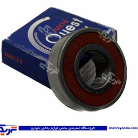 تصویر بلبرینگ شیر فرمان پژو 405 کد 6203 واشر لاستیکی برند ناچی ژاپن اصلی BALLBEARING 6203 2rs nachi