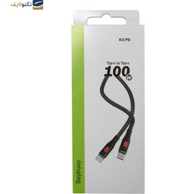 تصویر کابل تایپ سی سی بای مدل K3 Saybuuy K3-C USB-C Cable 1m