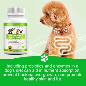 تصویر قرص پروبیوتیک سگ اویمال ایرلند 180 عددی OIMMAL dogs pill probiotics 180pcs