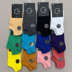 تصویر جوراب مچی رنگی مرسین 