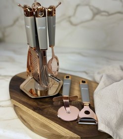تصویر ست ابزار آشپزخانه ۷ پارچه Şahin خاکستری 
