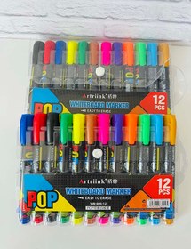 تصویر ماژیک وایت بورد12رنگ 