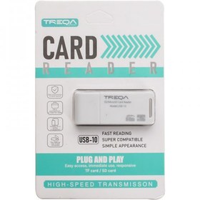 تصویر رم ریدر TF/SD CARD ترکا (TREQA) مدل USB-10 