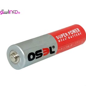 تصویر باتری نیم قلمی اوسل مدل Osel AAA 1.5v super power- بسته 2 عددی Osel Super Power AAA 1.5v battery - 2pcs