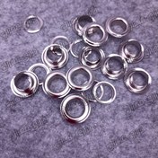 تصویر حلقه پانچ منگنه سایز 23 نقره ای 50 عددی 