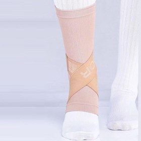 تصویر قوزک بند الاستیک با کش لیگامانی آدور Ador Elastic ankle strap with ligament stretch