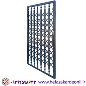 تصویر حفاظ آکاردئونی دوجداره تمام گل پرچ مخفی دوبل 