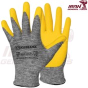 تصویر دستکش ضد برش پلی استر با پوشش لاتکس طبیعی کنزاکس مدل KLG-1732 