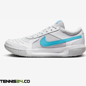 تصویر کفش تنیس مردانه نایک NikeCourt Air Zoom Lite 3– سفید/آبی 