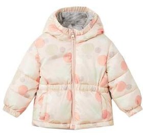 تصویر کاپشن کلاه دار نوزادی دخترانه - مانگو ا Baby Girls hooded Winter Jacket - Mango Baby Girls hooded Winter Jacket - Mango