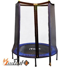 تصویر ترامپولین فنری با تور محافظ قطر 1.5 متری Trampoline 032