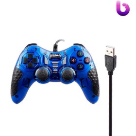 تصویر دسته بازی دوبل شوک دار سیمی USB-606 USB-606 Wired Gamepad