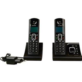 تصویر تلفن بی سیم F685 Voice Duo آلکاتل (مشکی) 