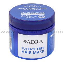 تصویر ماسک مو فاقد سولفات هیالورونیک اسید آدرا حجم 400 میلی لیتر Adra Hyaluronic Acid Hair Mask Sulfate Free 400ml