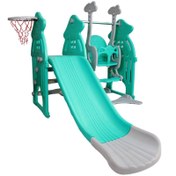 تصویر تاب و سرسره کودک ماشروم مناسب ۱ تا ۶ سال 