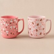 تصویر ماگ ست لیوان لمسی نرم 2 نفره نان زنجبیلی 470 میلی لیتری Karaca 